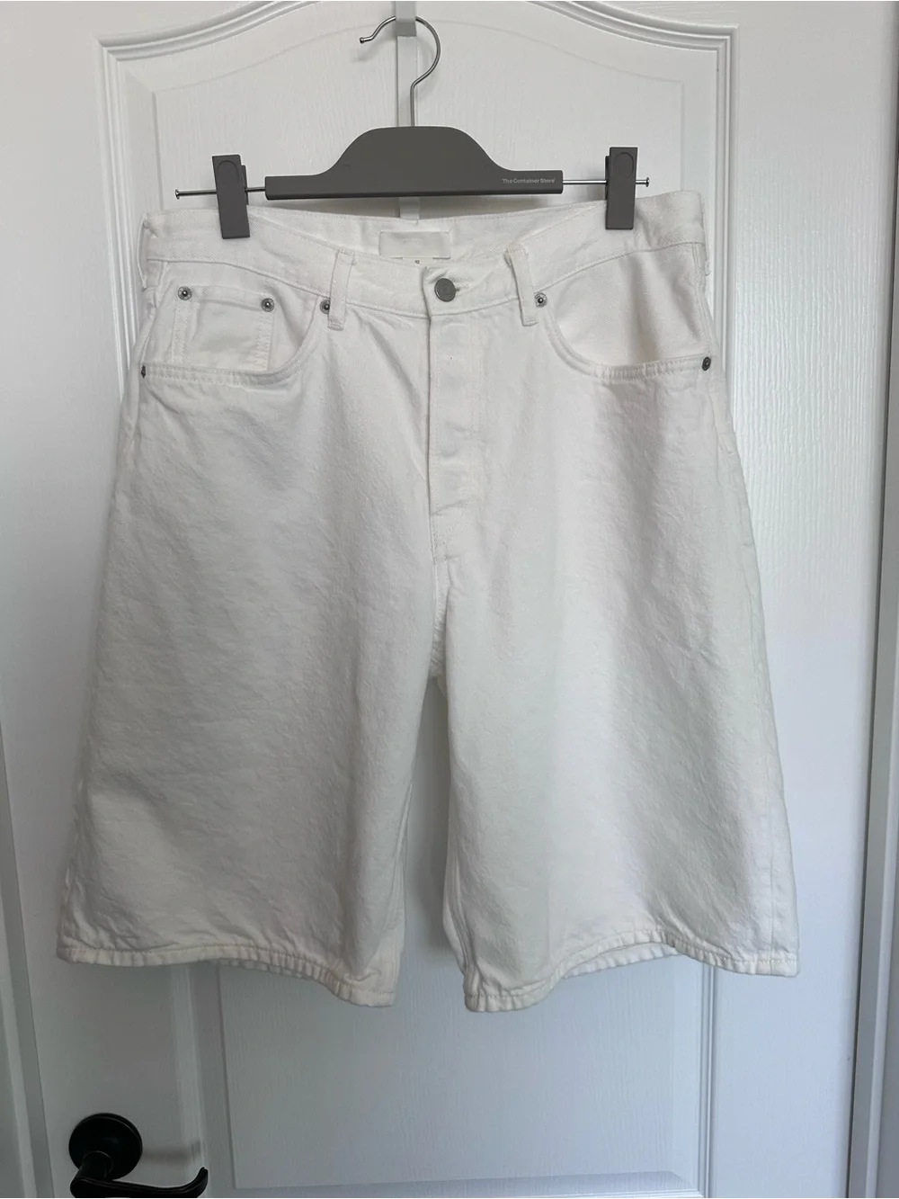 COS Knee-Length Denim Shorts - Picture 2 of 4